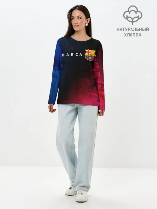 Лонгслив женский. Хлопок / BARCELONA / БАРСЕЛОНА