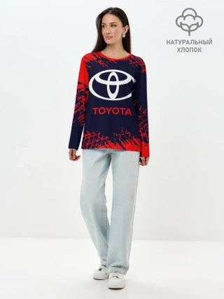 Лонгслив женский. Хлопок / TOYOTA / ТОЙОТА