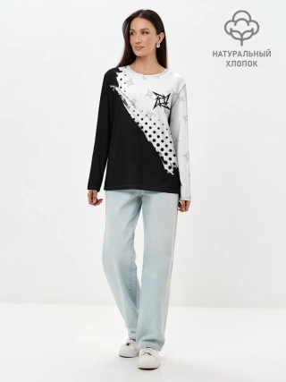 Лонгслив женский. Хлопок / METALLICA / МЕТАЛЛИКА