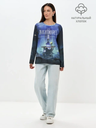 Лонгслив женский. Хлопок / Little Nightmares 2