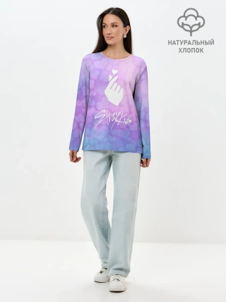 Лонгслив женский. Хлопок / Stray Kids