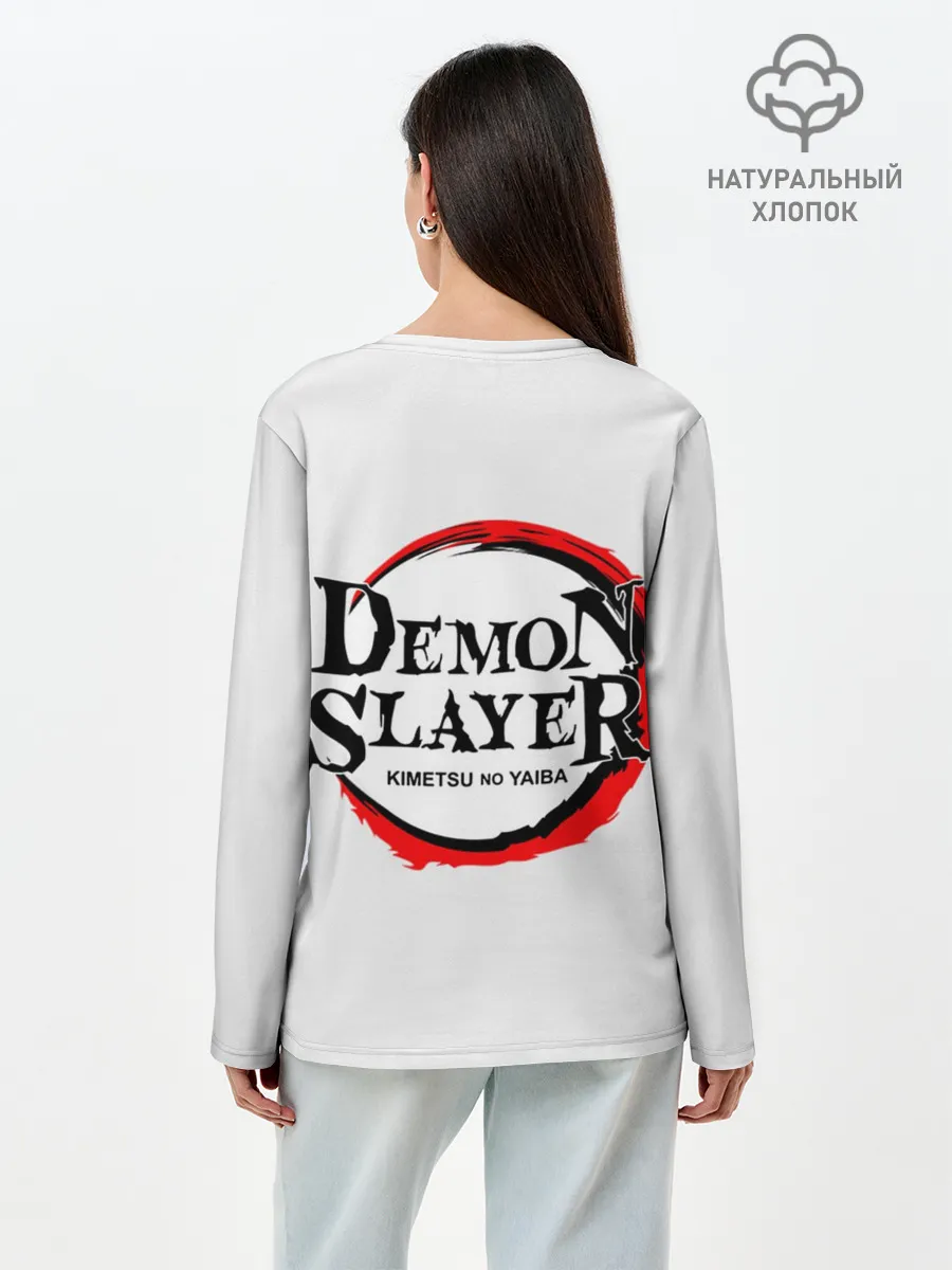 Лонгслив женский. Хлопок / Убийца Демонов постер