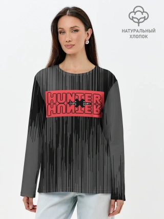 Лонгслив женский. Хлопок / Hunter x Hunter