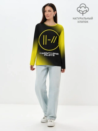 Лонгслив женский. Хлопок / TWENTY ONE PILOTS / 21 PILOTS