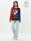 Лонгслив женский. Хлопок / BMW / БМВ