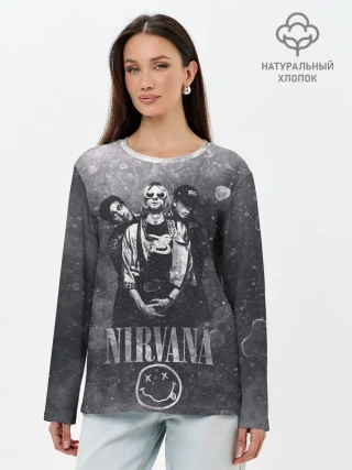 Лонгслив женский. Хлопок / Nirvana
