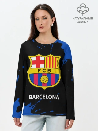 Лонгслив женский. Хлопок / BARCELONA / БАРСЕЛОНА