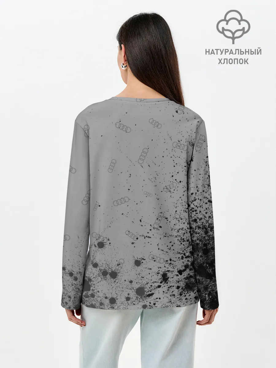 Лонгслив женский. Хлопок / AUDI / АУДИ