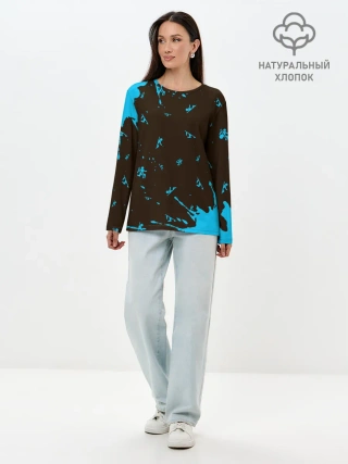 Лонгслив женский. Хлопок / PORTAL / ПОРТАЛ