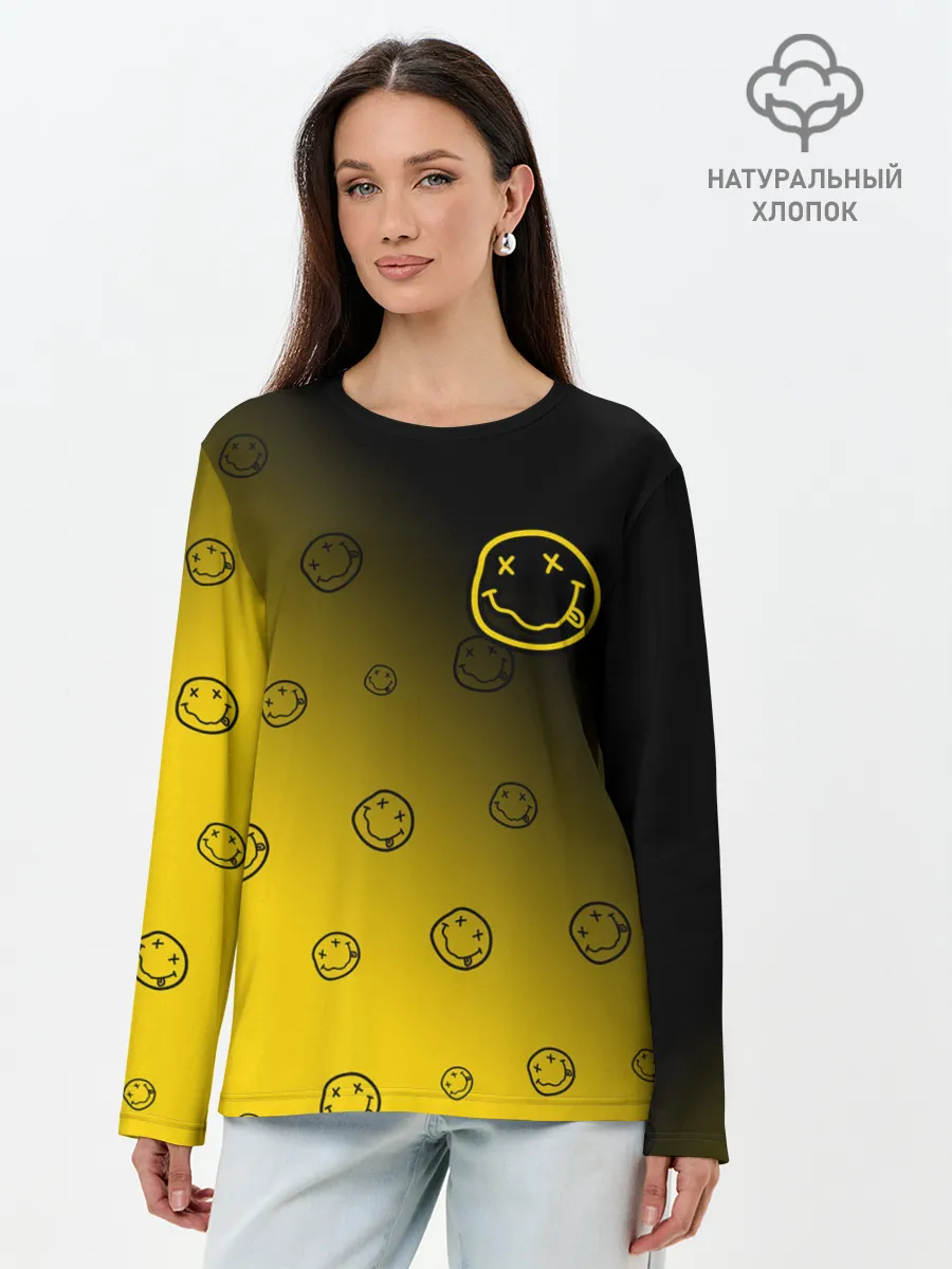 Лонгслив женский. Хлопок / NIRVANA / НИРВАНА