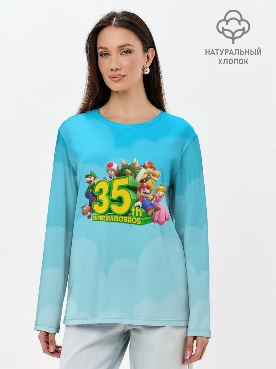 Лонгслив женский. Хлопок / Mario