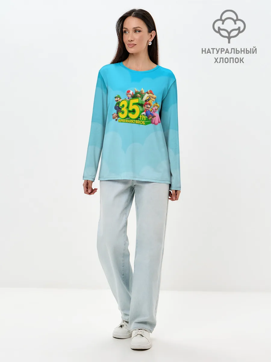 Лонгслив женский. Хлопок / Mario