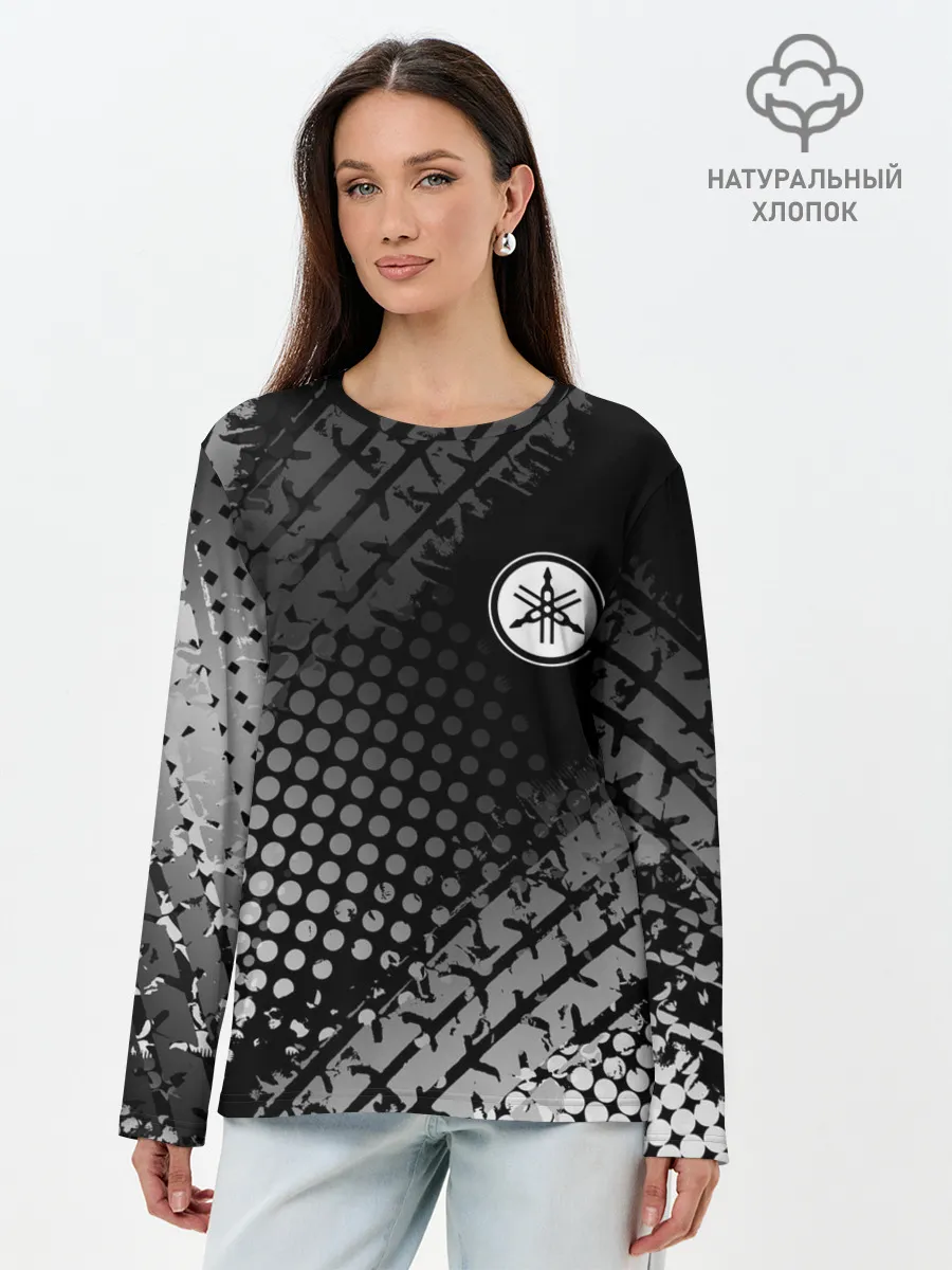 Лонгслив женский. Хлопок / Yamaha