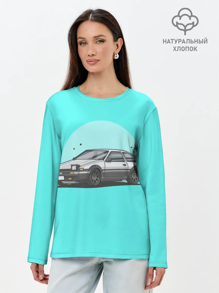 Лонгслив женский. Хлопок / Хачироку АЕ86