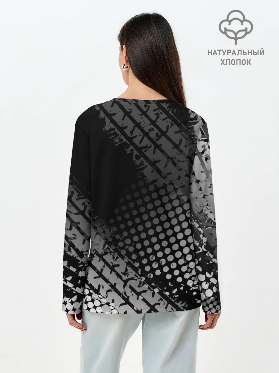 Лонгслив женский. Хлопок / Mercedes-Benz