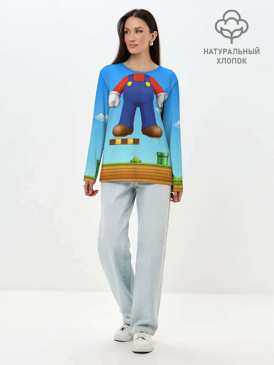 Лонгслив женский. Хлопок / Mario