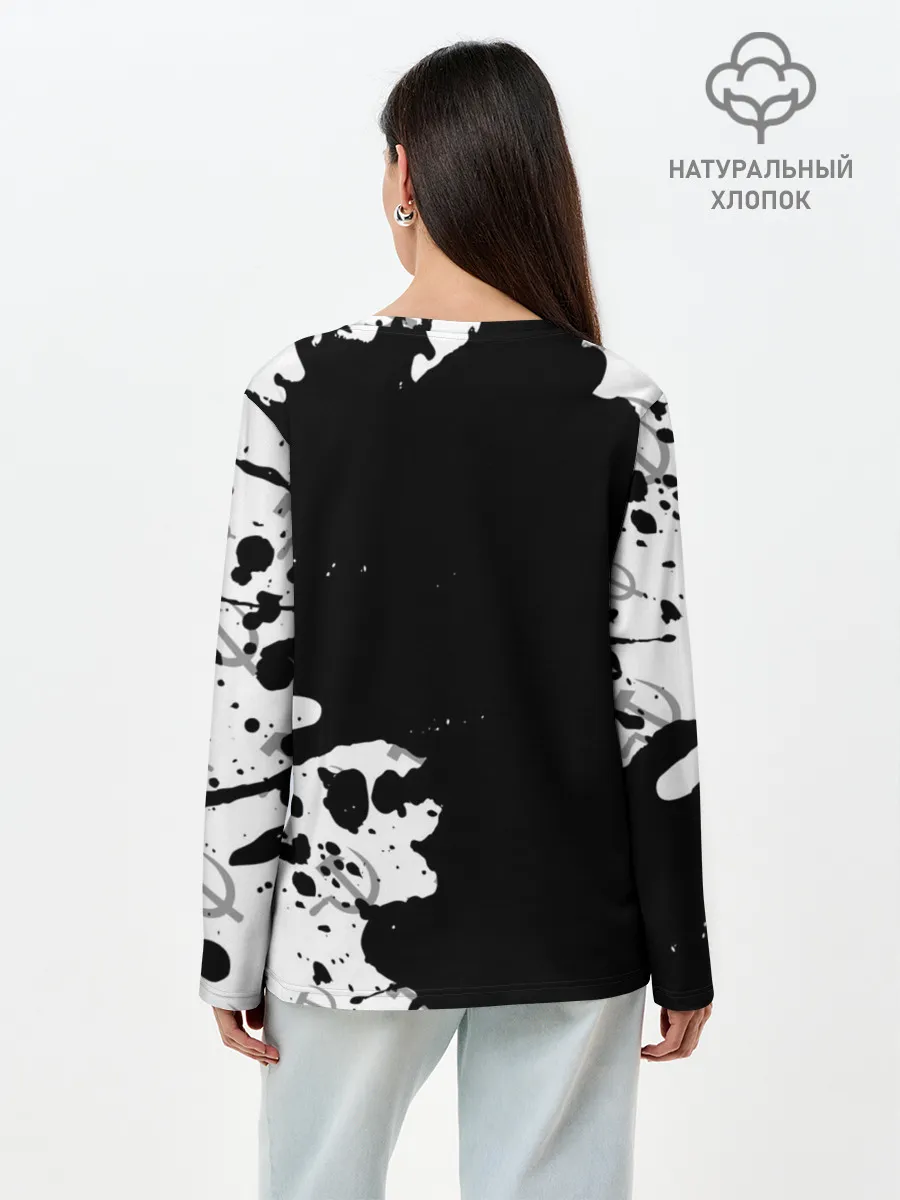 Лонгслив женский. Хлопок / СССР / USSR