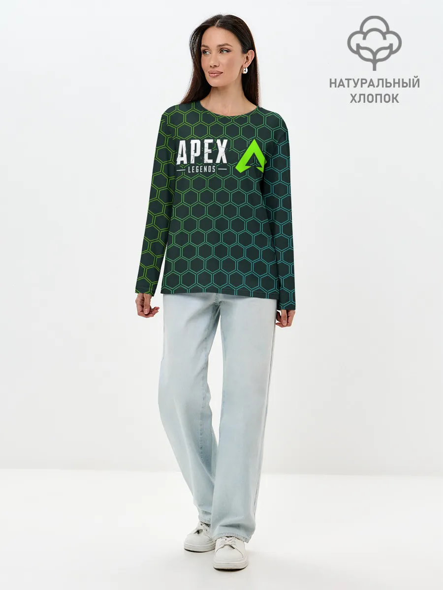 Лонгслив женский. Хлопок / APEX LEGENDS / АПЕКС ЛЕГЕНД