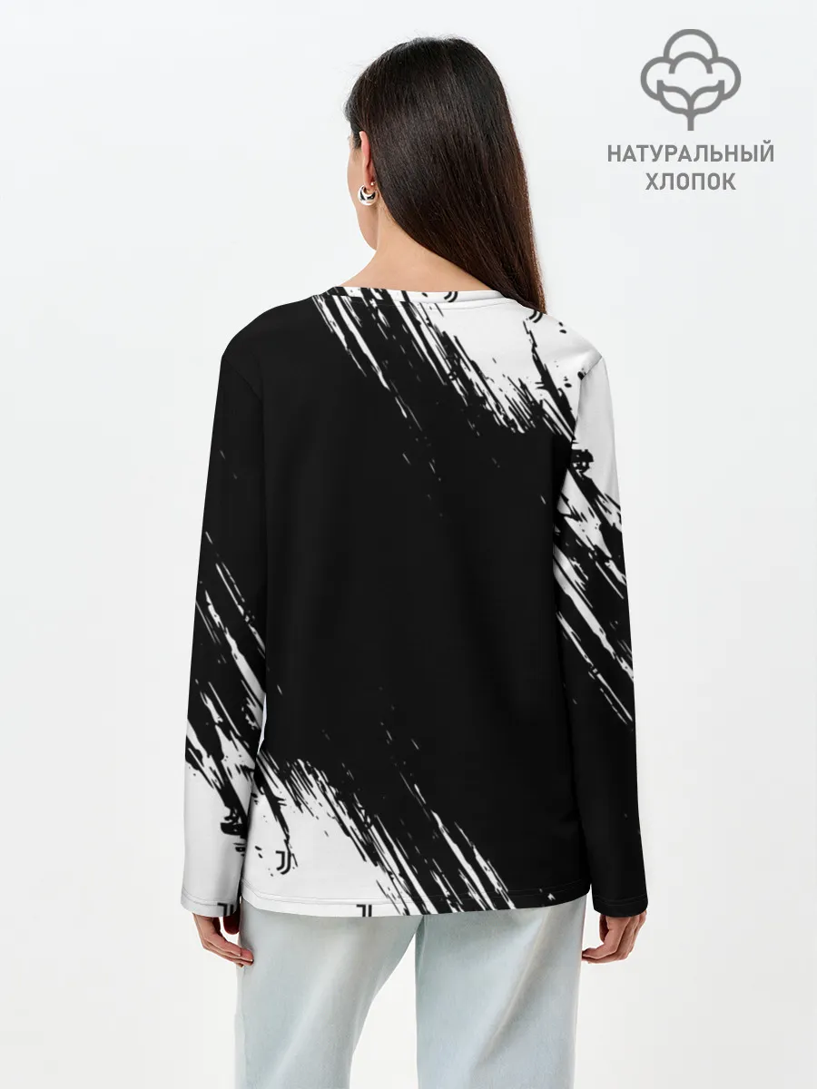 Лонгслив женский. Хлопок / JUVENTUS / ЮВЕНТУС