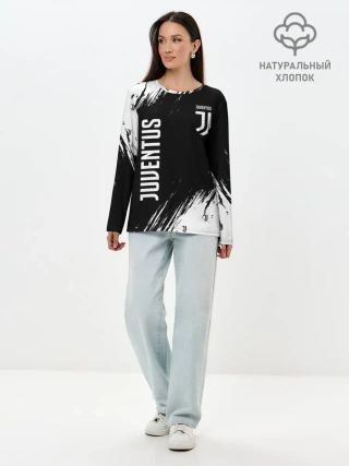 Лонгслив женский. Хлопок / JUVENTUS / ЮВЕНТУС