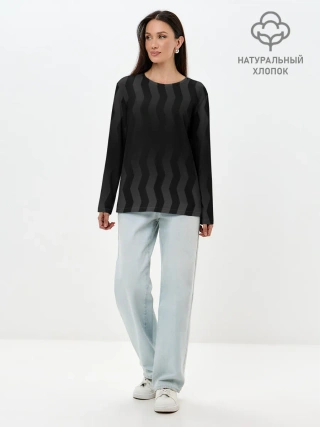 Лонгслив женский. Хлопок / SPORT WEAR