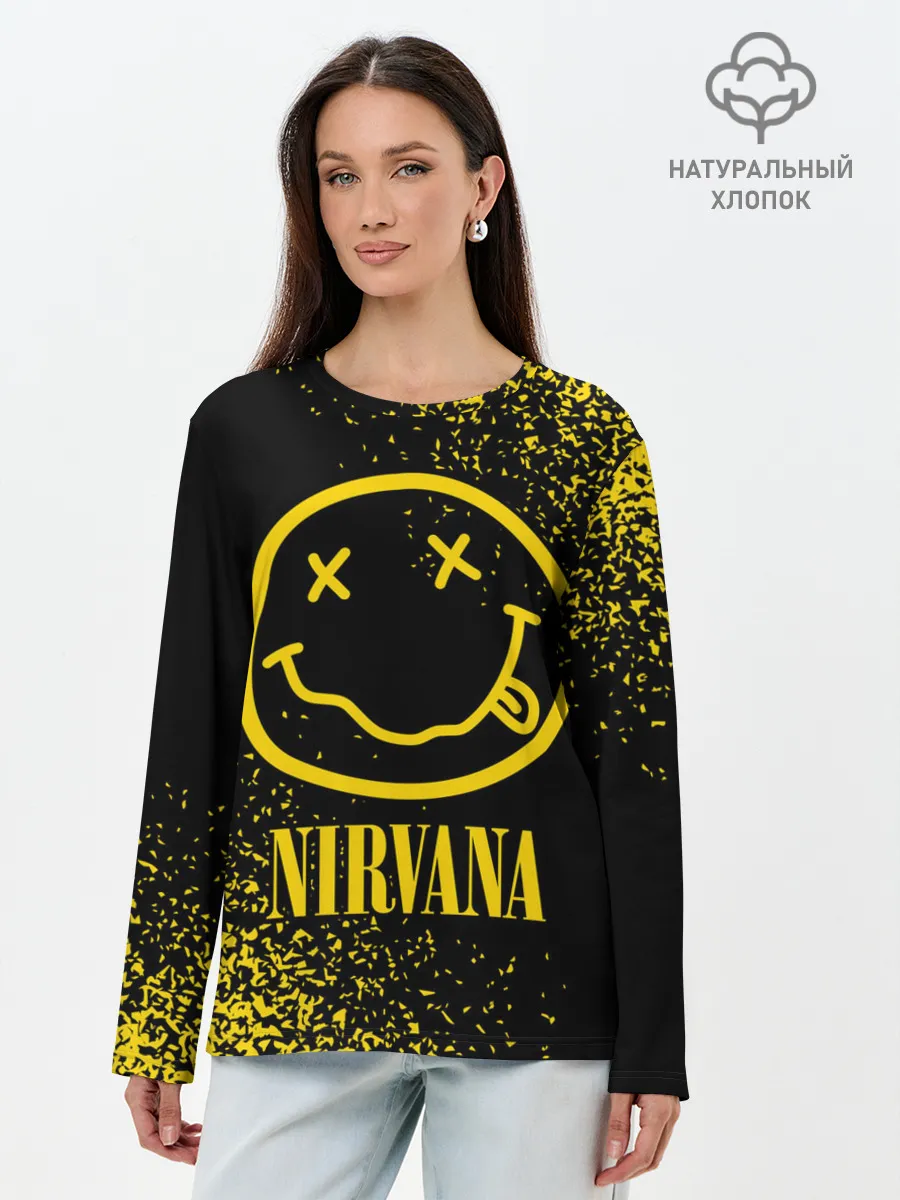 Лонгслив женский. Хлопок / NIRVANA / НИРВАНА