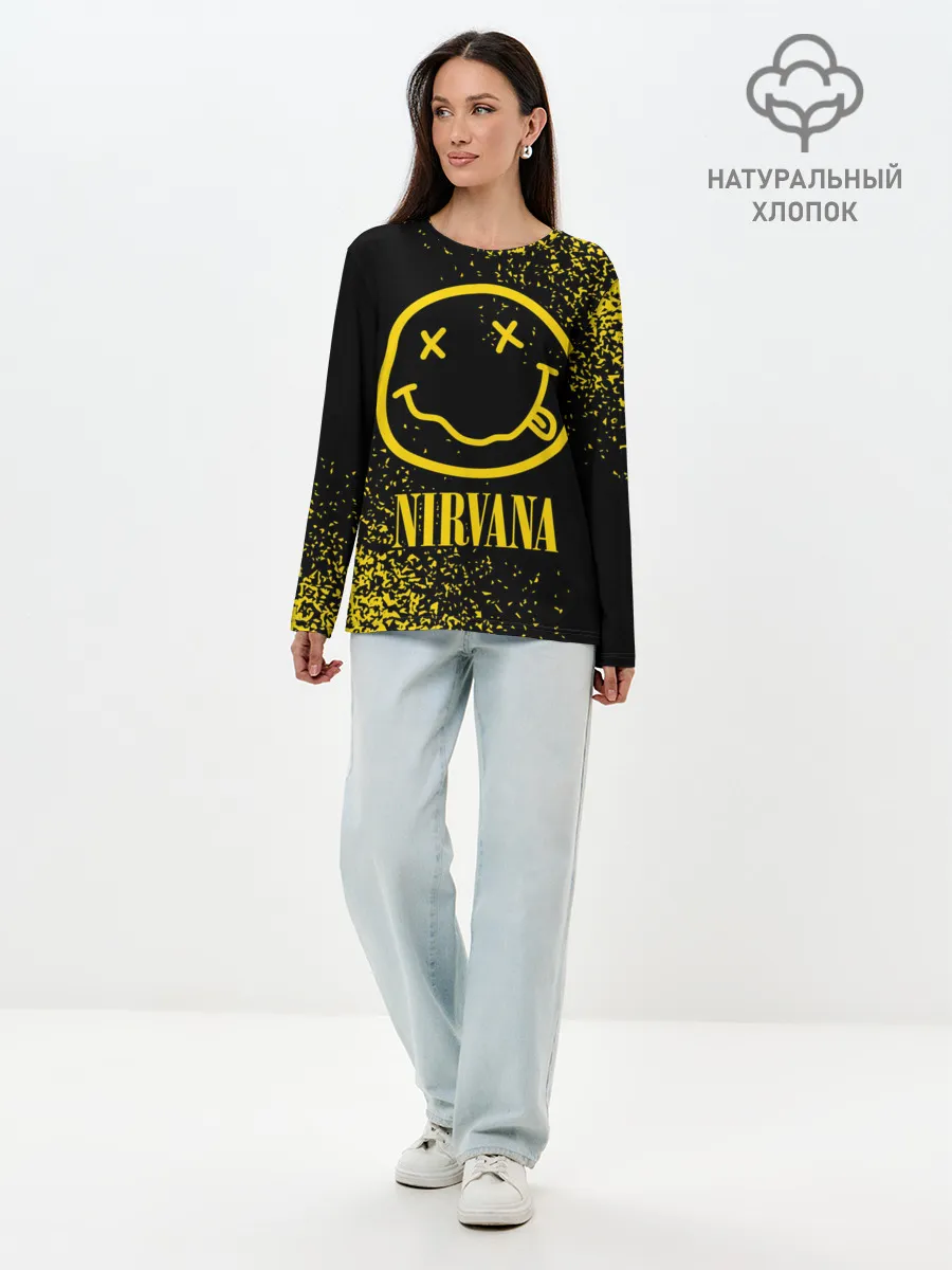 Лонгслив женский. Хлопок / NIRVANA / НИРВАНА