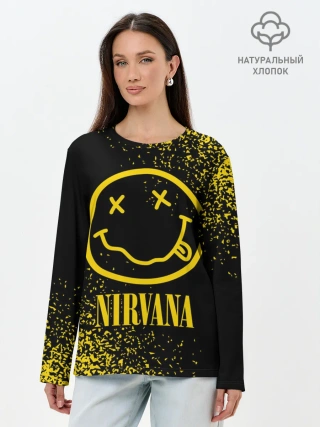 Лонгслив женский. Хлопок / NIRVANA / НИРВАНА