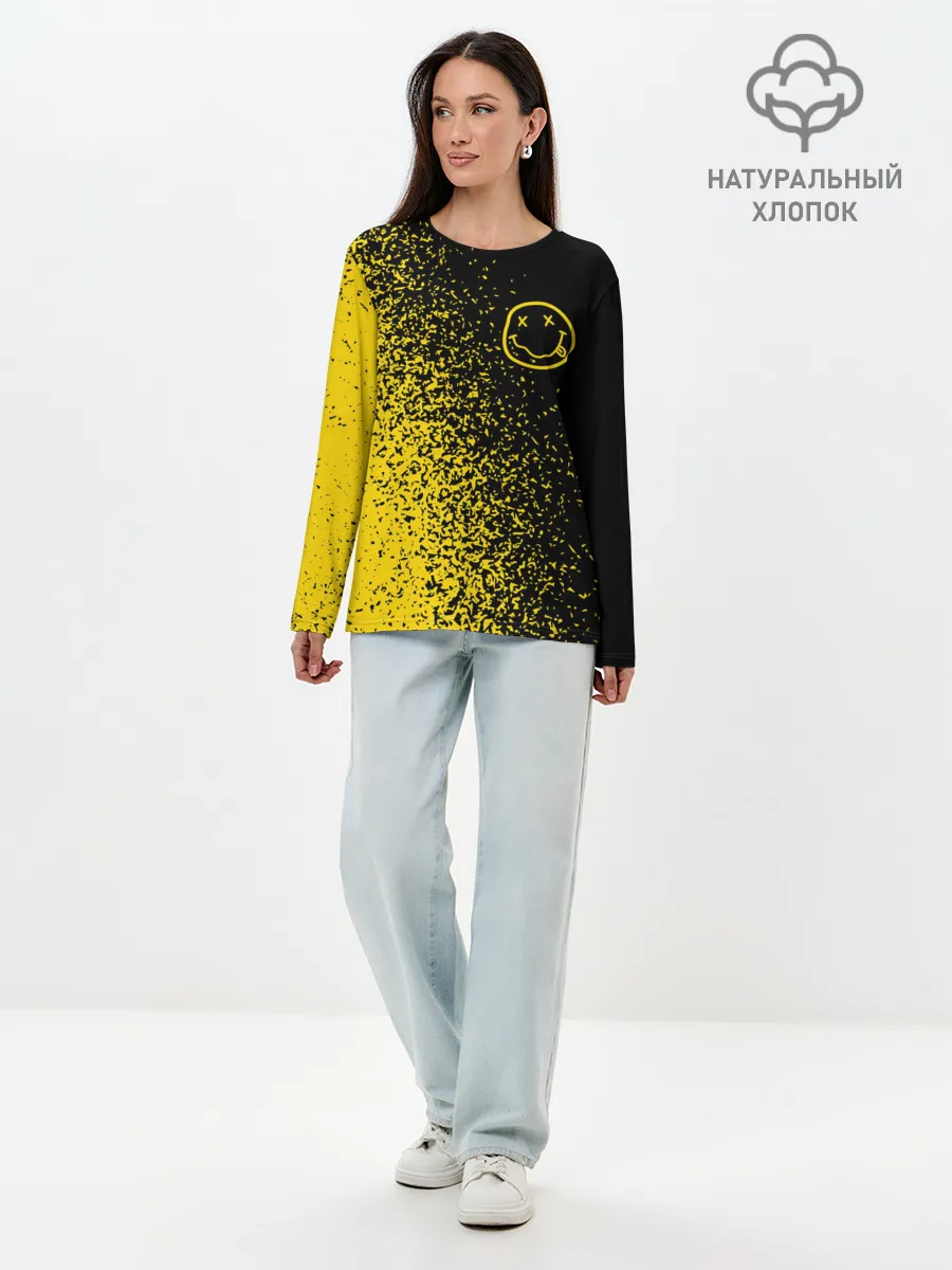 Лонгслив женский. Хлопок / NIRVANA / НИРВАНА