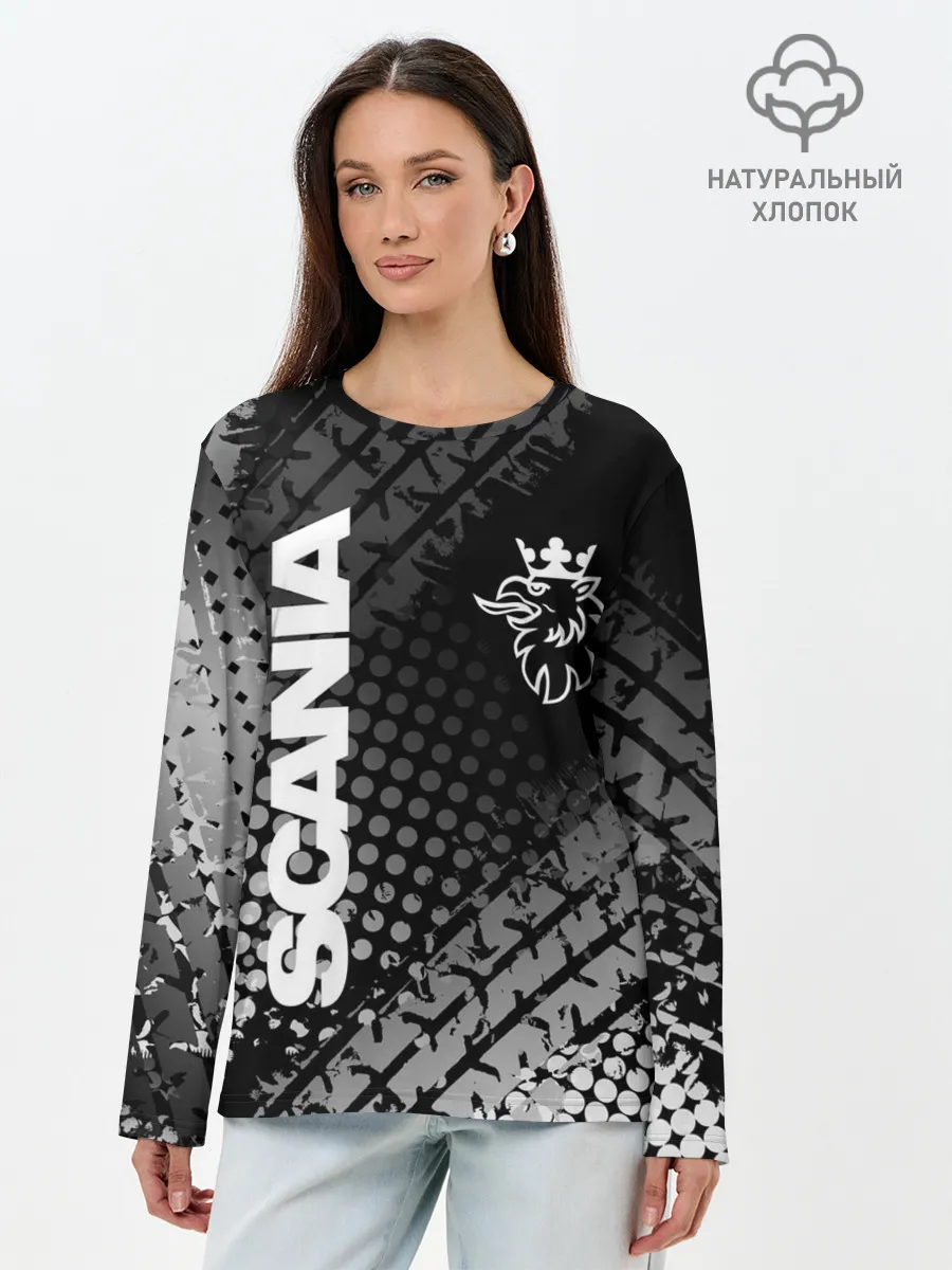 Лонгслив женский. Хлопок / Scania