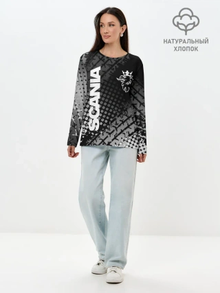 Лонгслив женский. Хлопок / Scania