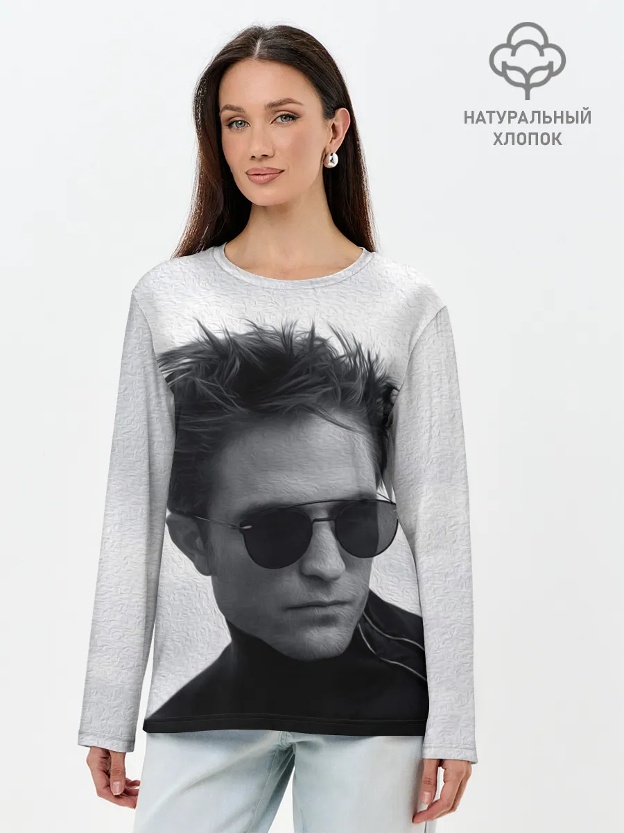 Лонгслив женский. Хлопок / ROBERT PATTINSON