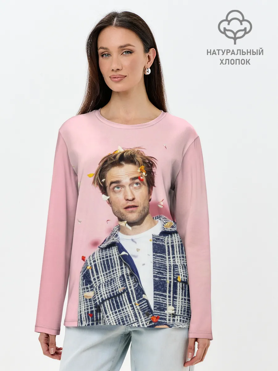 Лонгслив женский. Хлопок / ROBERT PATTINSON