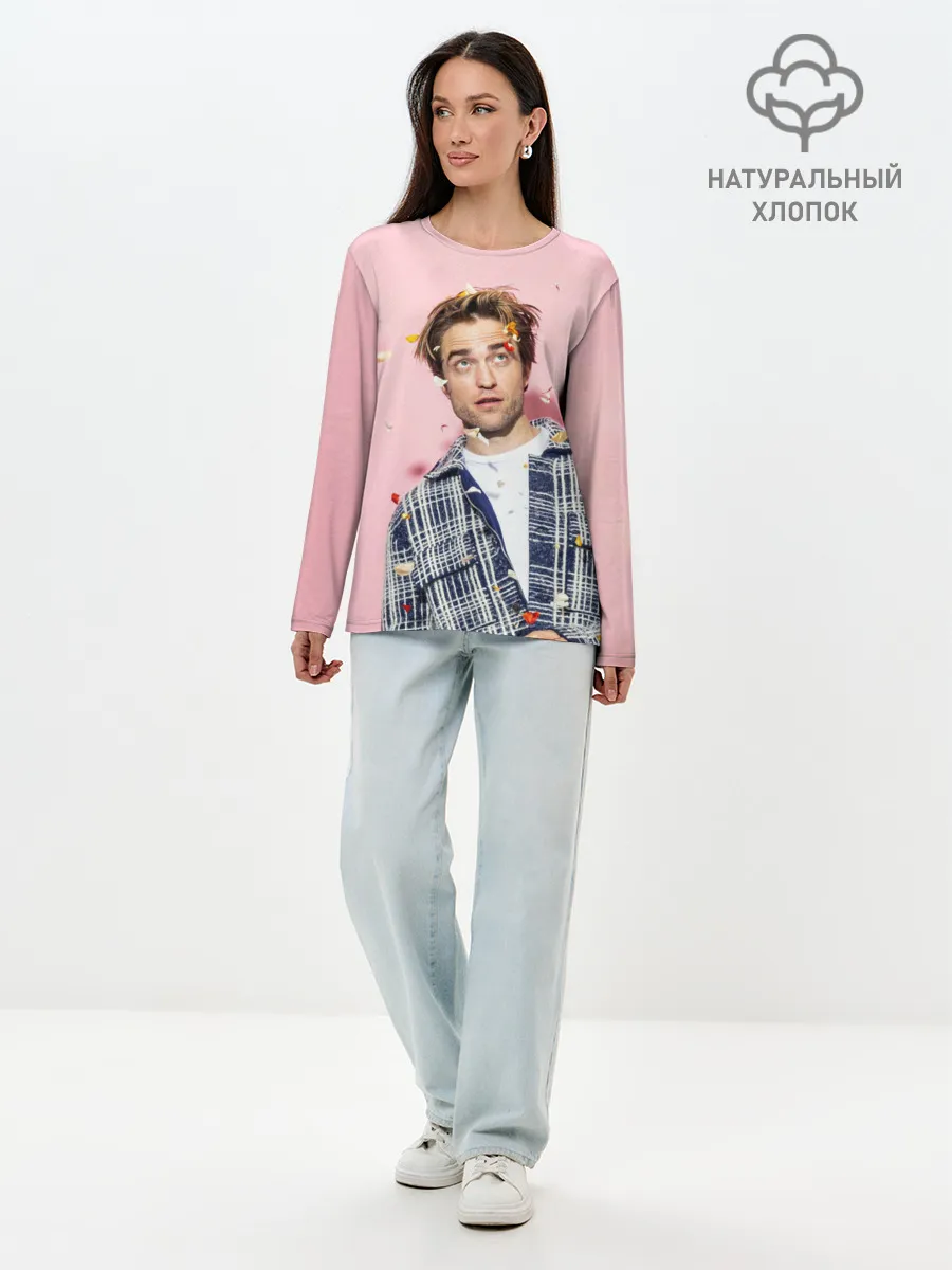Лонгслив женский. Хлопок / ROBERT PATTINSON