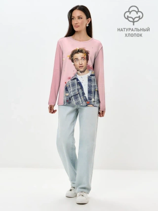 Лонгслив женский. Хлопок / ROBERT PATTINSON