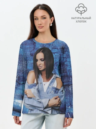 Лонгслив женский. Хлопок / Olga Buzova