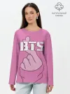 Лонгслив женский. Хлопок / BTS