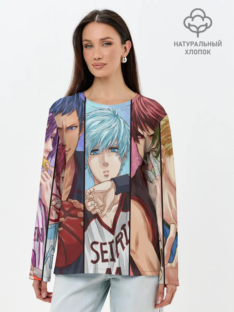 Лонгслив женский. Хлопок / Kurokos Basketball