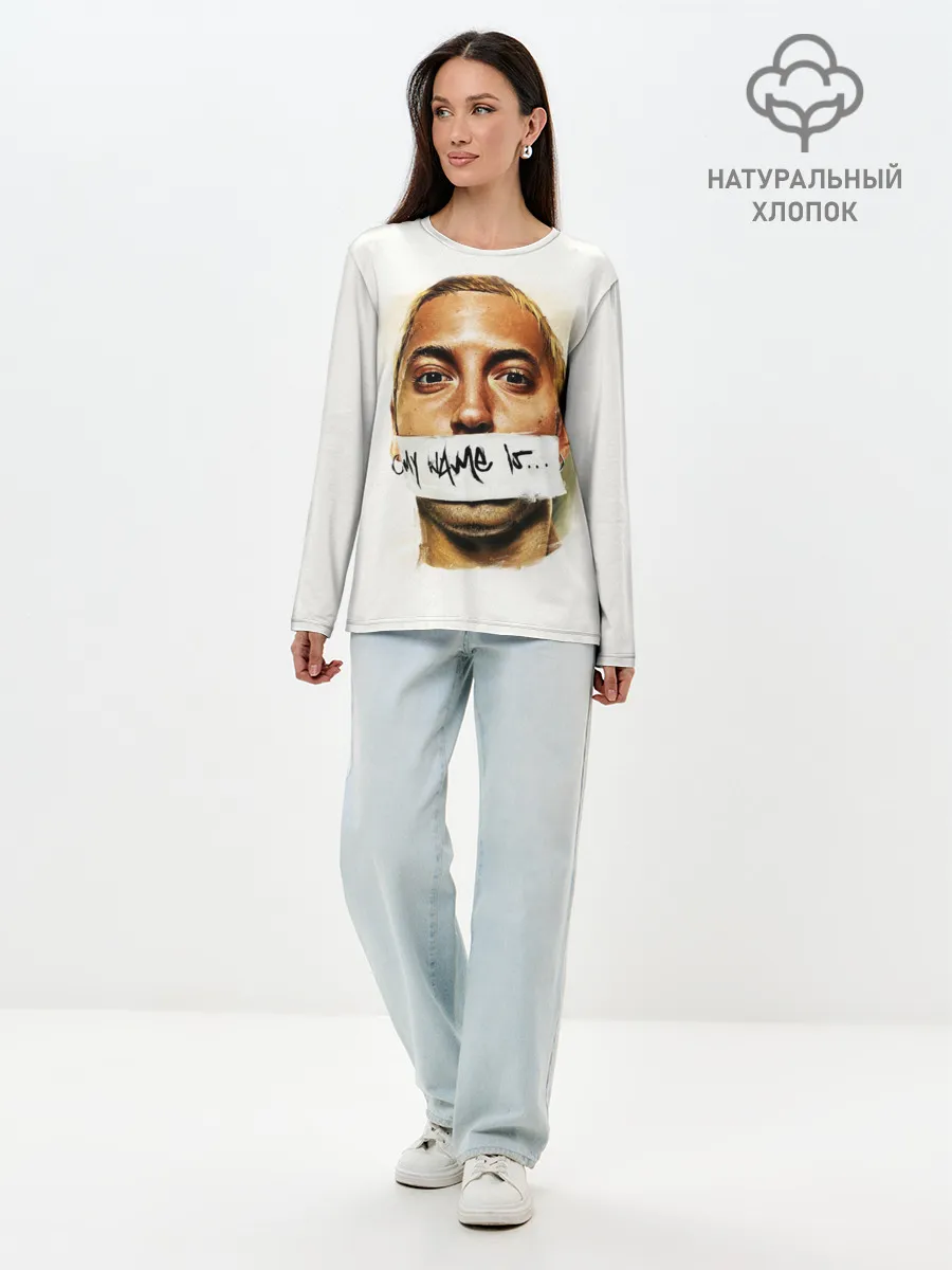 Лонгслив женский. Хлопок / EMINEM