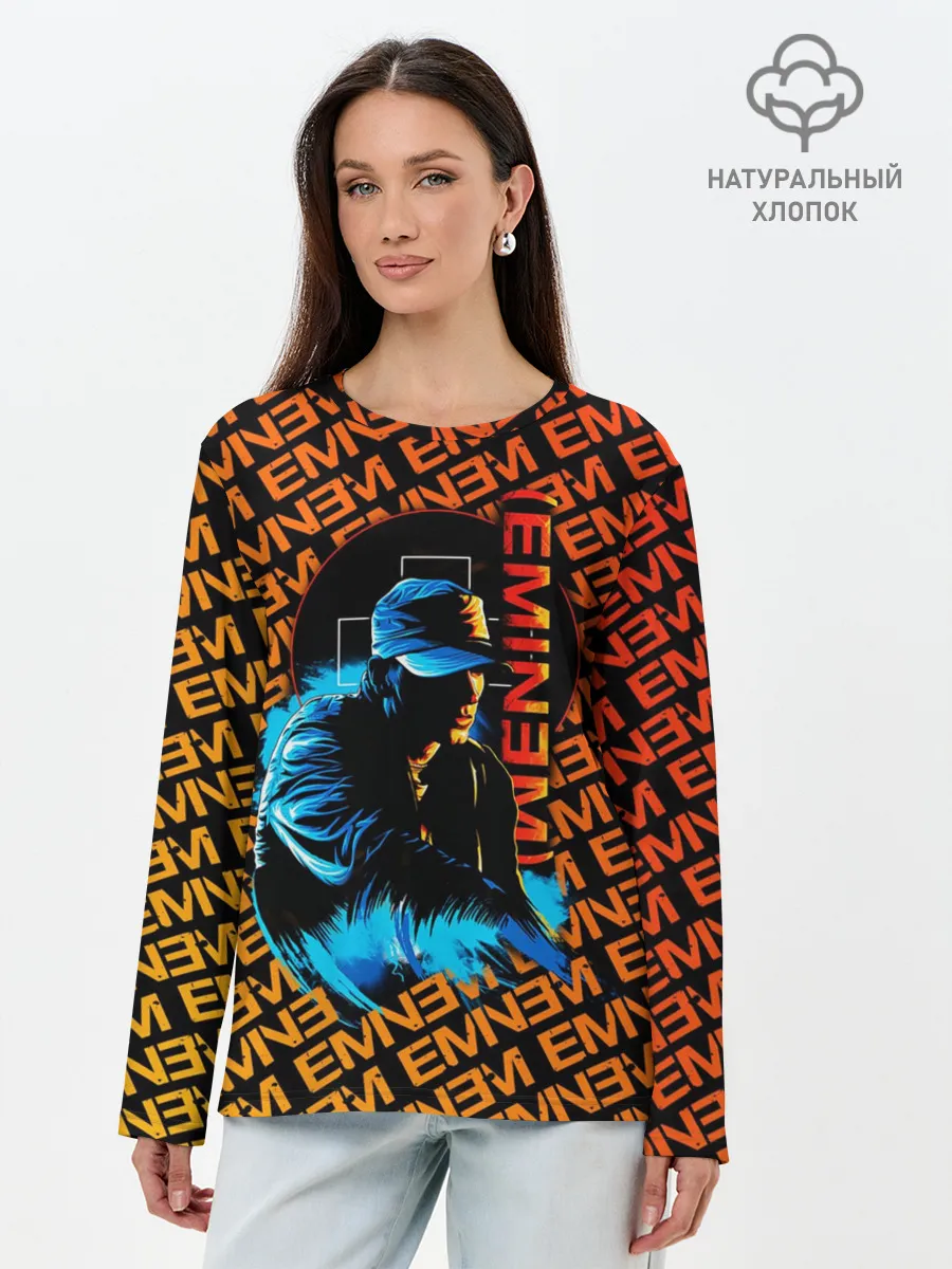 Лонгслив женский. Хлопок / EMINEM