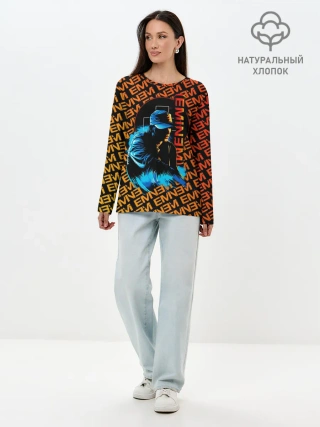 Лонгслив женский. Хлопок / EMINEM