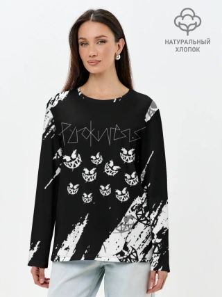 Лонгслив женский. Хлопок / PYROKINESIS.
