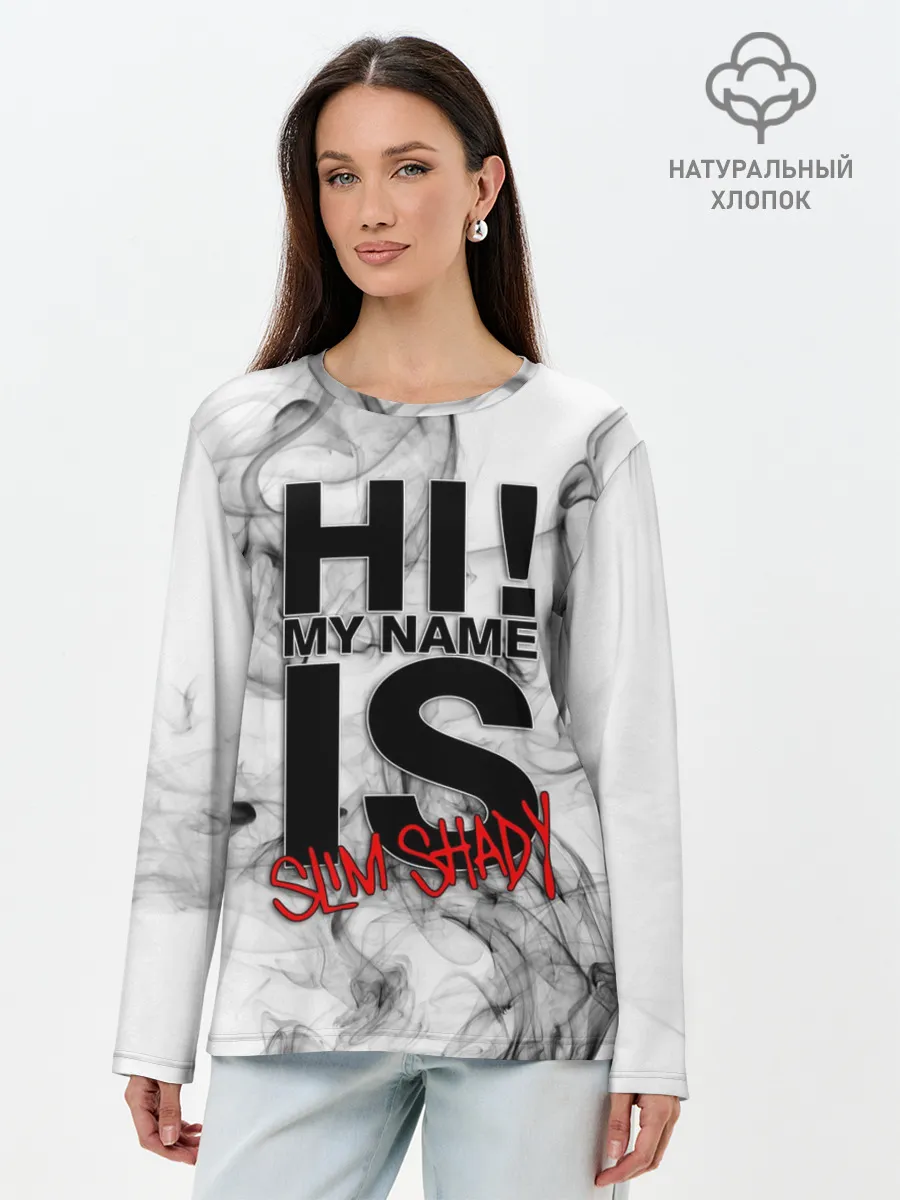 Лонгслив женский. Хлопок / EMINEM