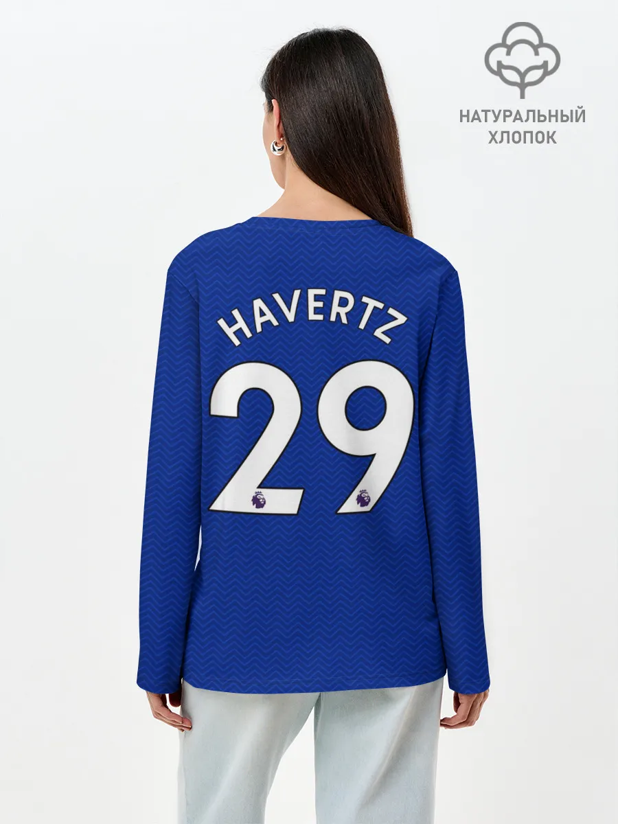 Лонгслив женский. Хлопок / Челси форма Хаверц 20-21