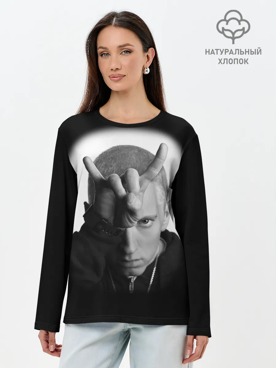 Лонгслив женский. Хлопок / EMINEM