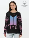 Лонгслив женский. Хлопок / BTS