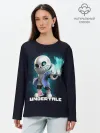 Лонгслив женский. Хлопок / UNDERTALE