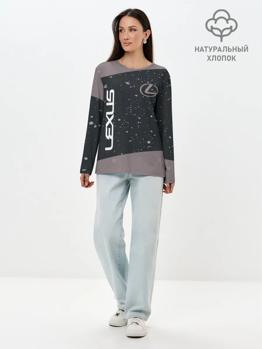 Лонгслив женский. Хлопок / LEXUS / ЛЕКСУС