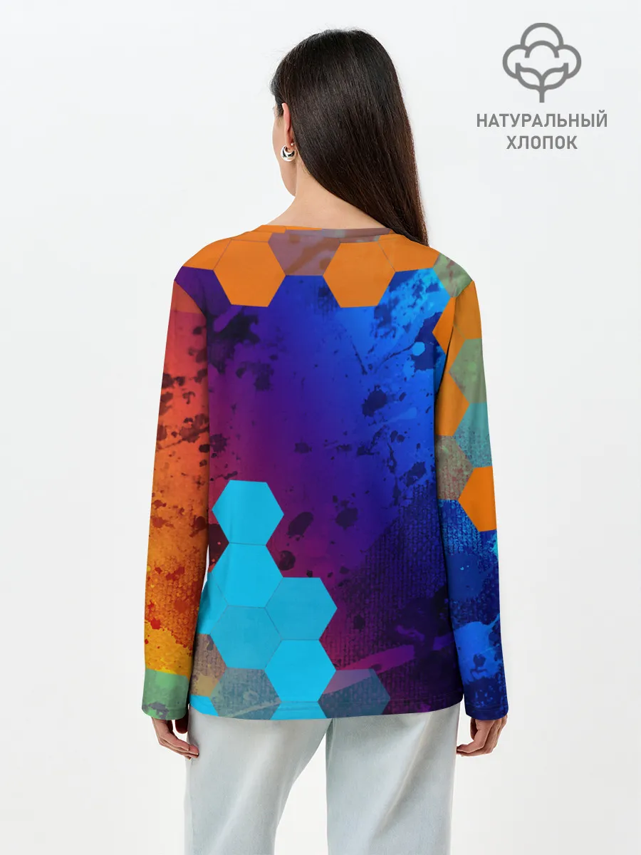 Лонгслив женский. Хлопок / PORTAL / ПОРТАЛ