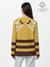 Лонгслив женский. Хлопок / Minecraft Bee